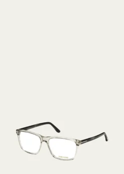 TOM FORDBlue Blocking Two-Tone Acetate Square Glasses