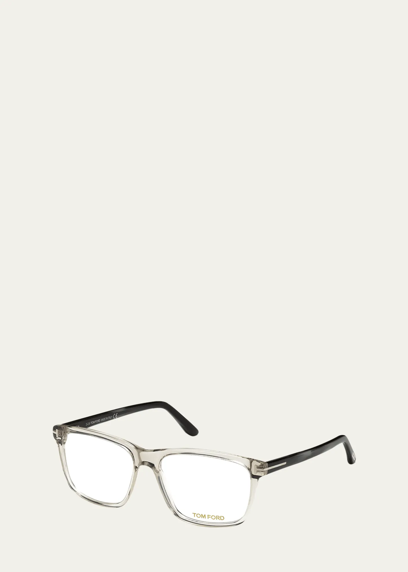 TOM FORDBlue Blocking Two-Tone Acetate Square Glasses