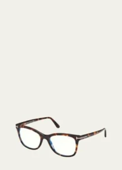 TOM FORDBlue Light Blocking Acetate Square Glasses