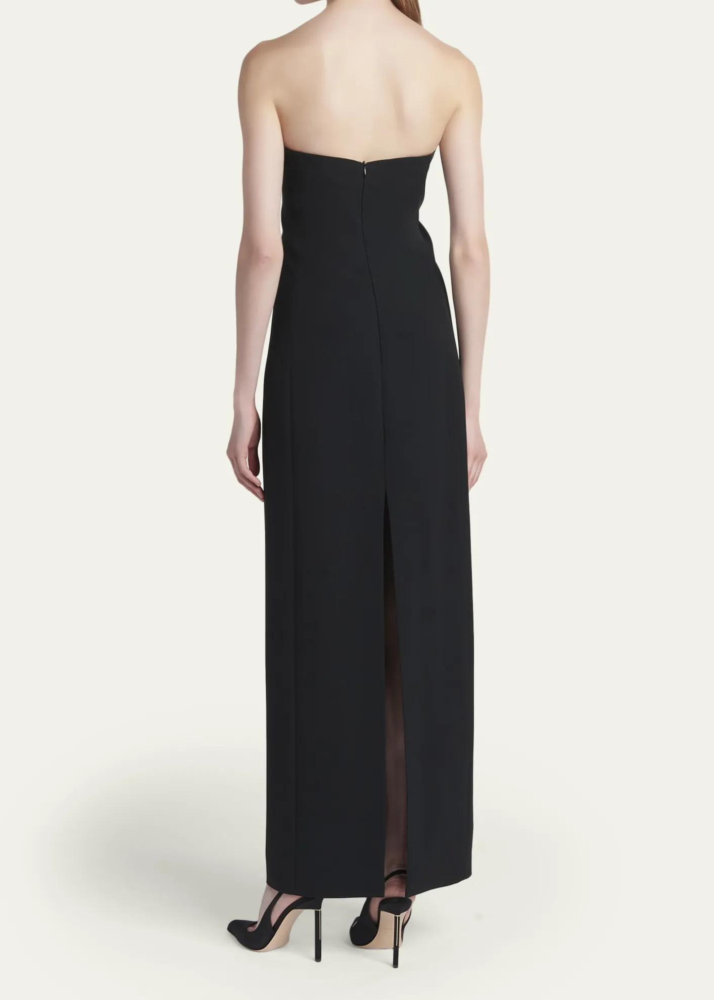 TOM FORDBow Strapless Column Gown