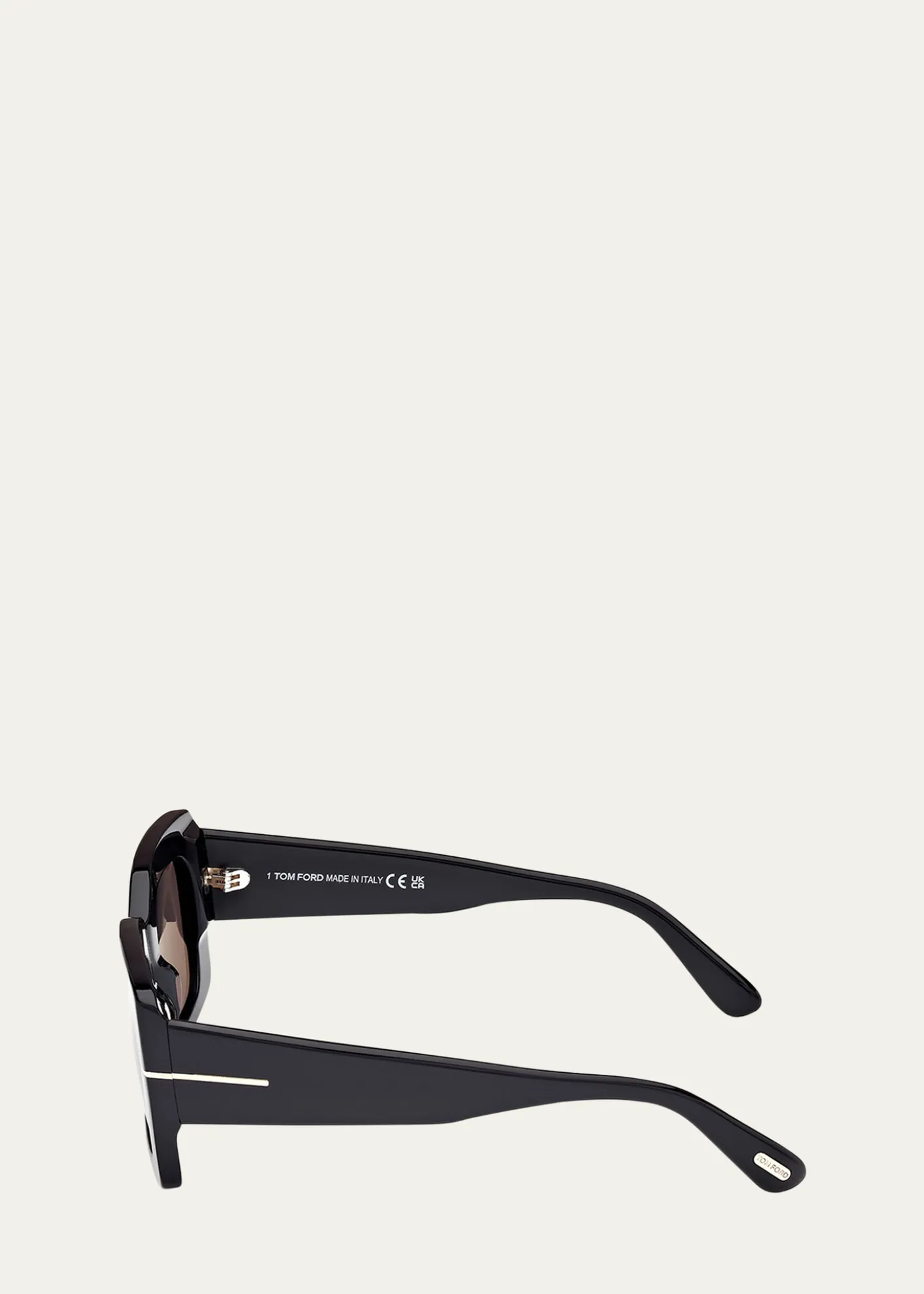 TOM FORDBrigitta Rectangle Acetate Sunglasses