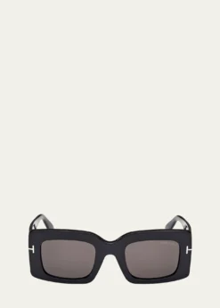 TOM FORDBrigitta Rectangle Acetate Sunglasses