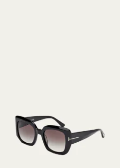 TOM FORDCarla-02 Acetate Square Sunglasses