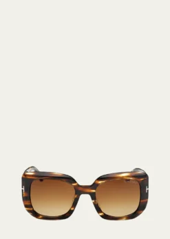 TOM FORDCarla-02 Acetate Square Sunglasses