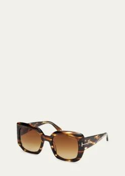 TOM FORDCarla-02 Acetate Square Sunglasses