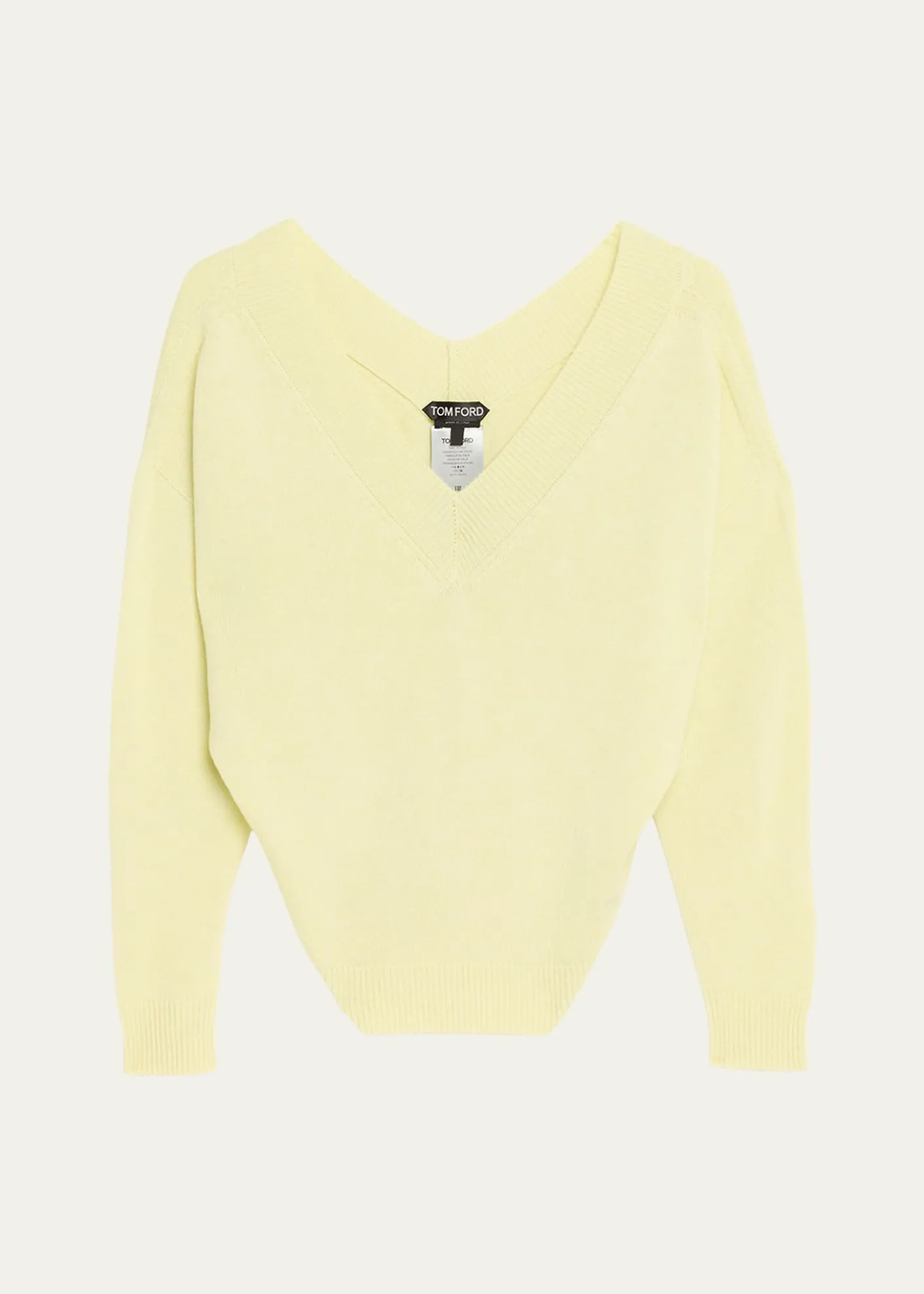 TOM FORDCashmere Off-The-Shoulder Sweater