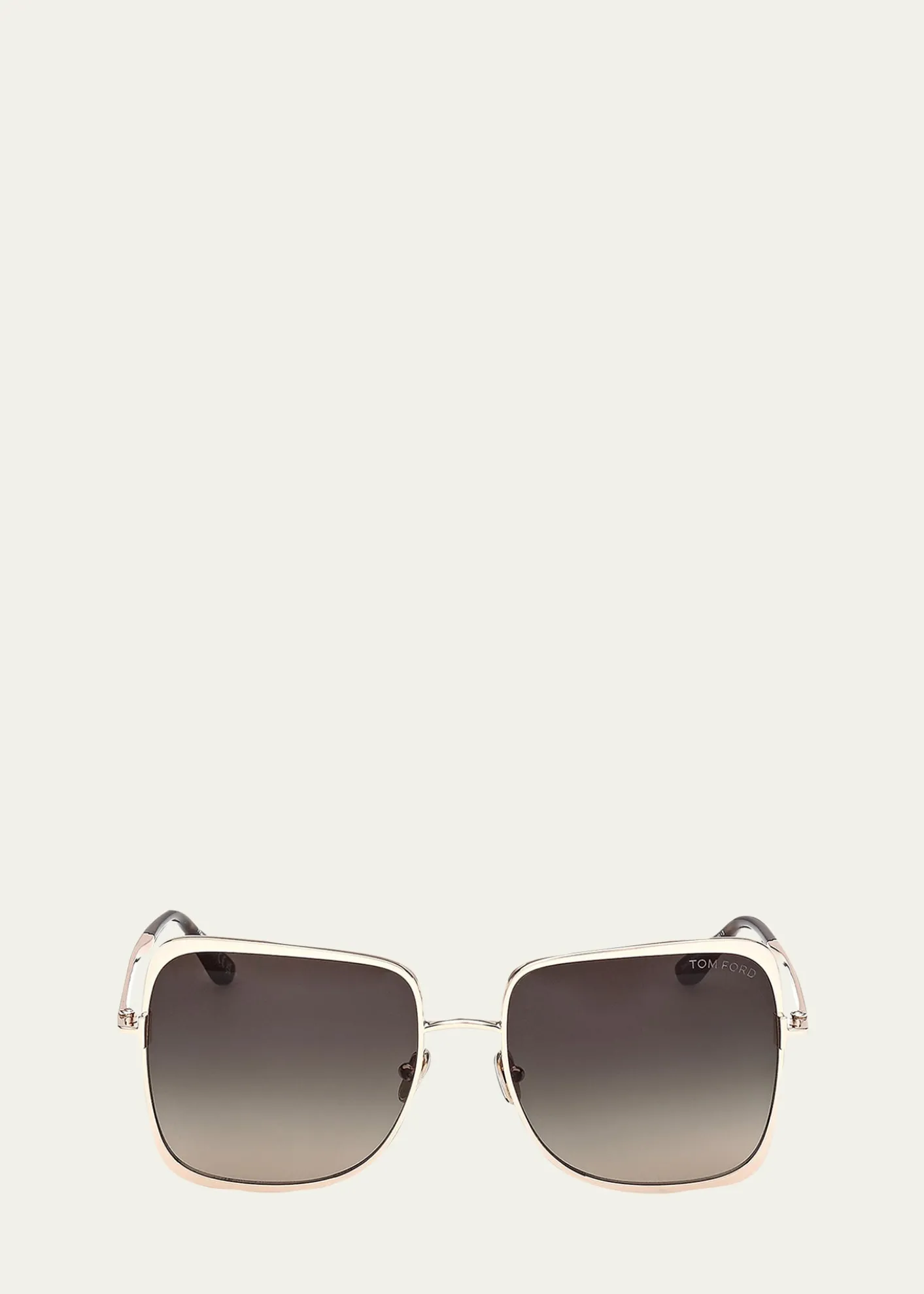 TOM FORDChloe 52mm Oval Acetate Sunglasses