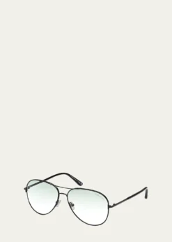 TOM FORDClark Metal Aviator Sunglasses