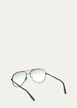 TOM FORDClark Metal Aviator Sunglasses