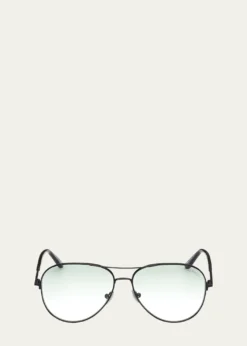 TOM FORDClark Metal Aviator Sunglasses