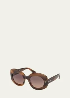 TOM FORDClaudette 51MM Oval Sunglasses