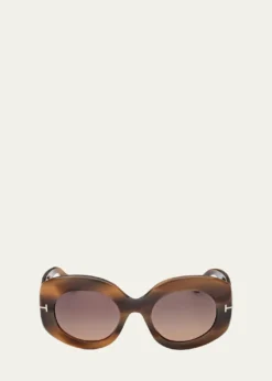TOM FORDClaudette 51MM Oval Sunglasses