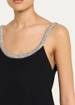 TOM FORDCrystal Sleeveless Grain De Poudre High-Low Gown