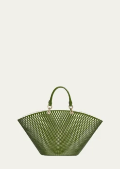 TOM FORDCut Out Patent Leather Large Tote Bag