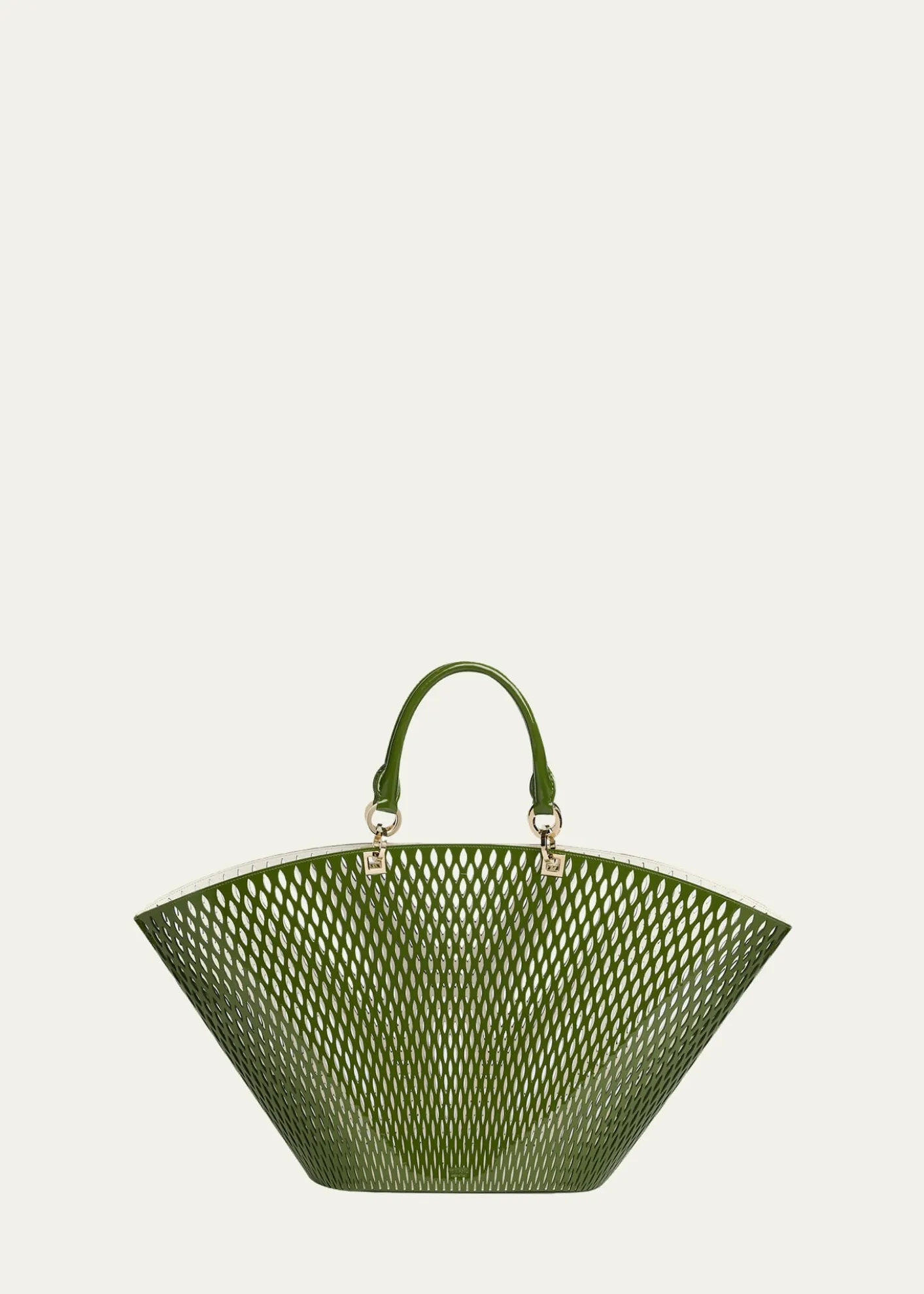 TOM FORDCut Out Patent Leather Large Tote Bag