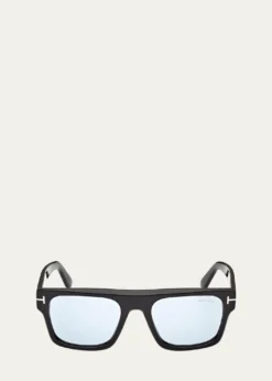 TOM FORDCyrus 53MM Rectangular Sunglasses