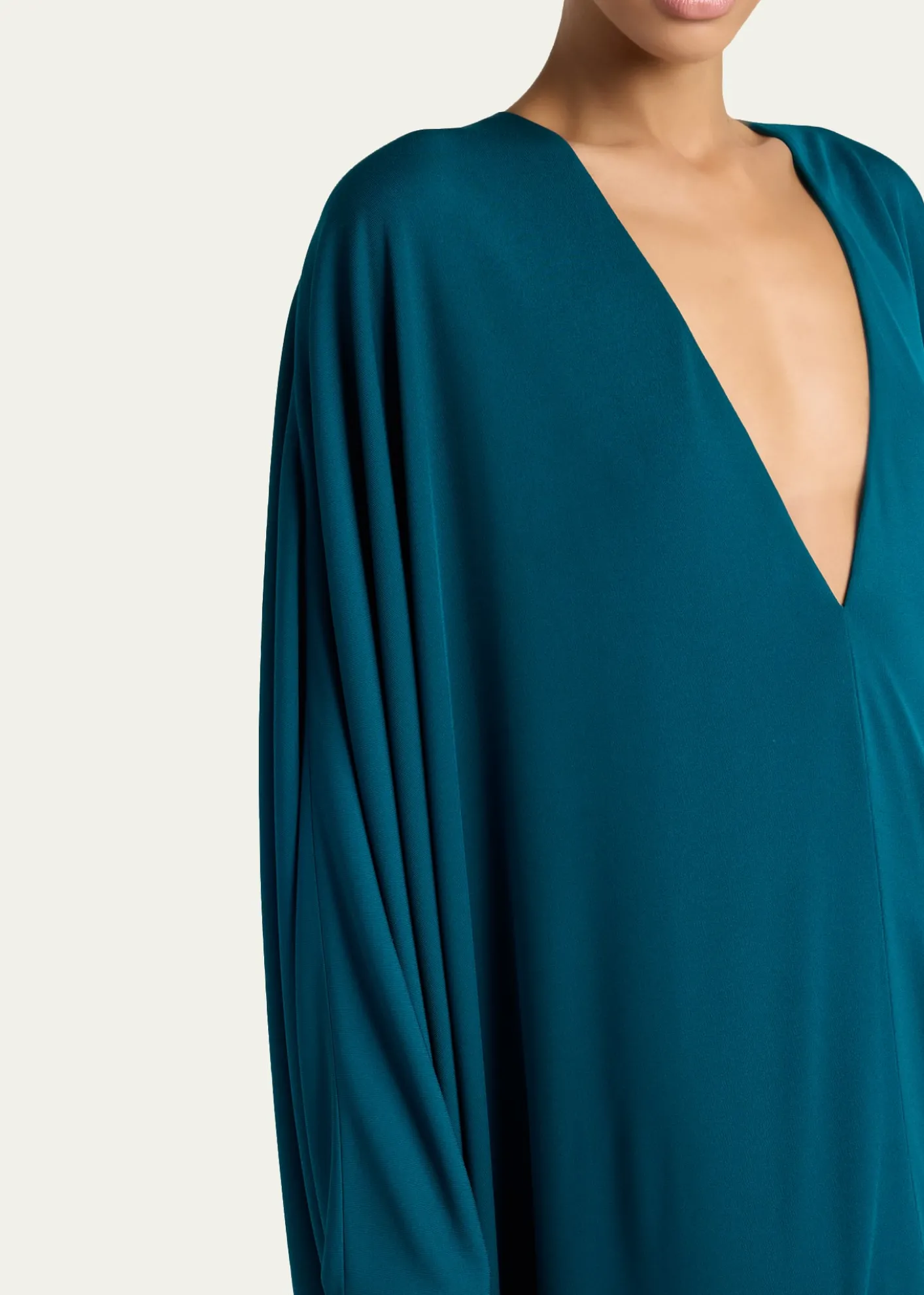TOM FORDDraped Jersey High-Low Caftan Dress
