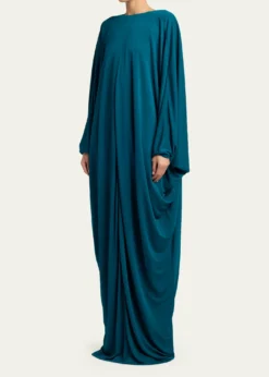 TOM FORDDraped Jersey High-Low Caftan Dress