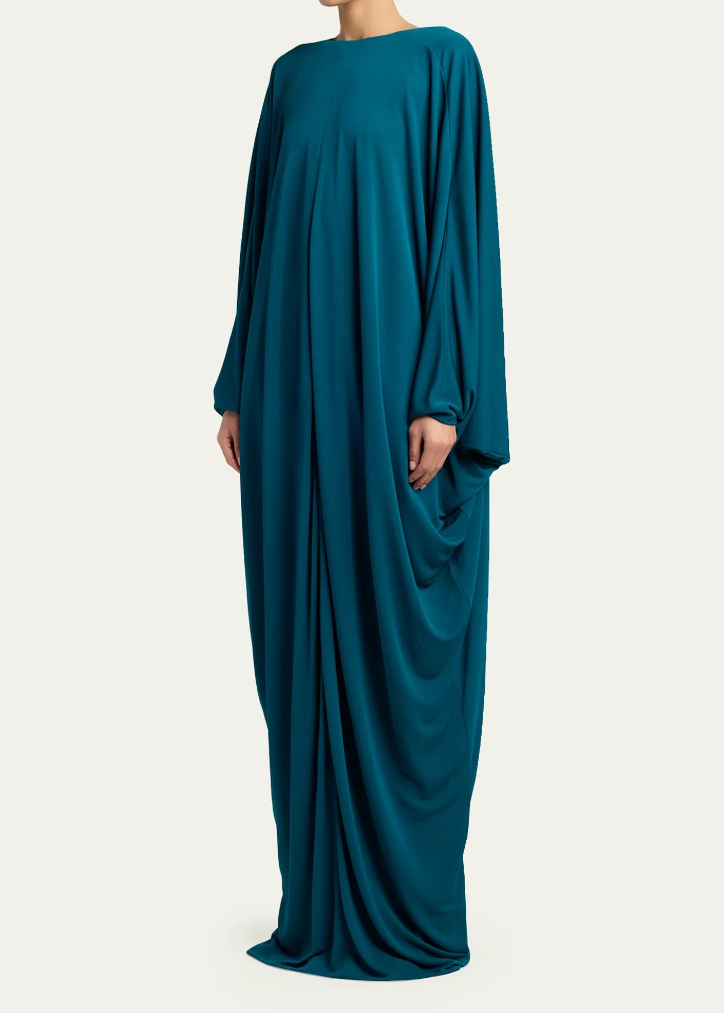 TOM FORDDraped Jersey High-Low Caftan Dress