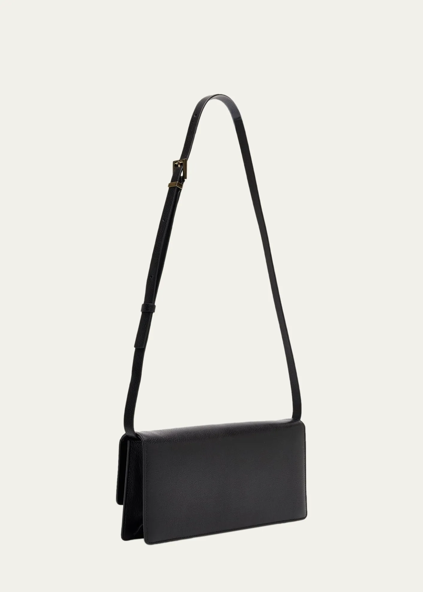 TOM FORDEast-West Supple Grain Leather Shoulder Bag