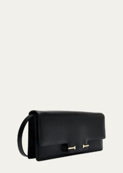 TOM FORDEast-West Supple Grain Leather Shoulder Bag