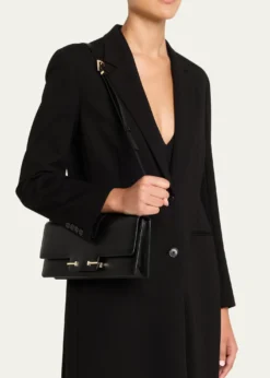 TOM FORDEast-West Supple Grain Leather Shoulder Bag