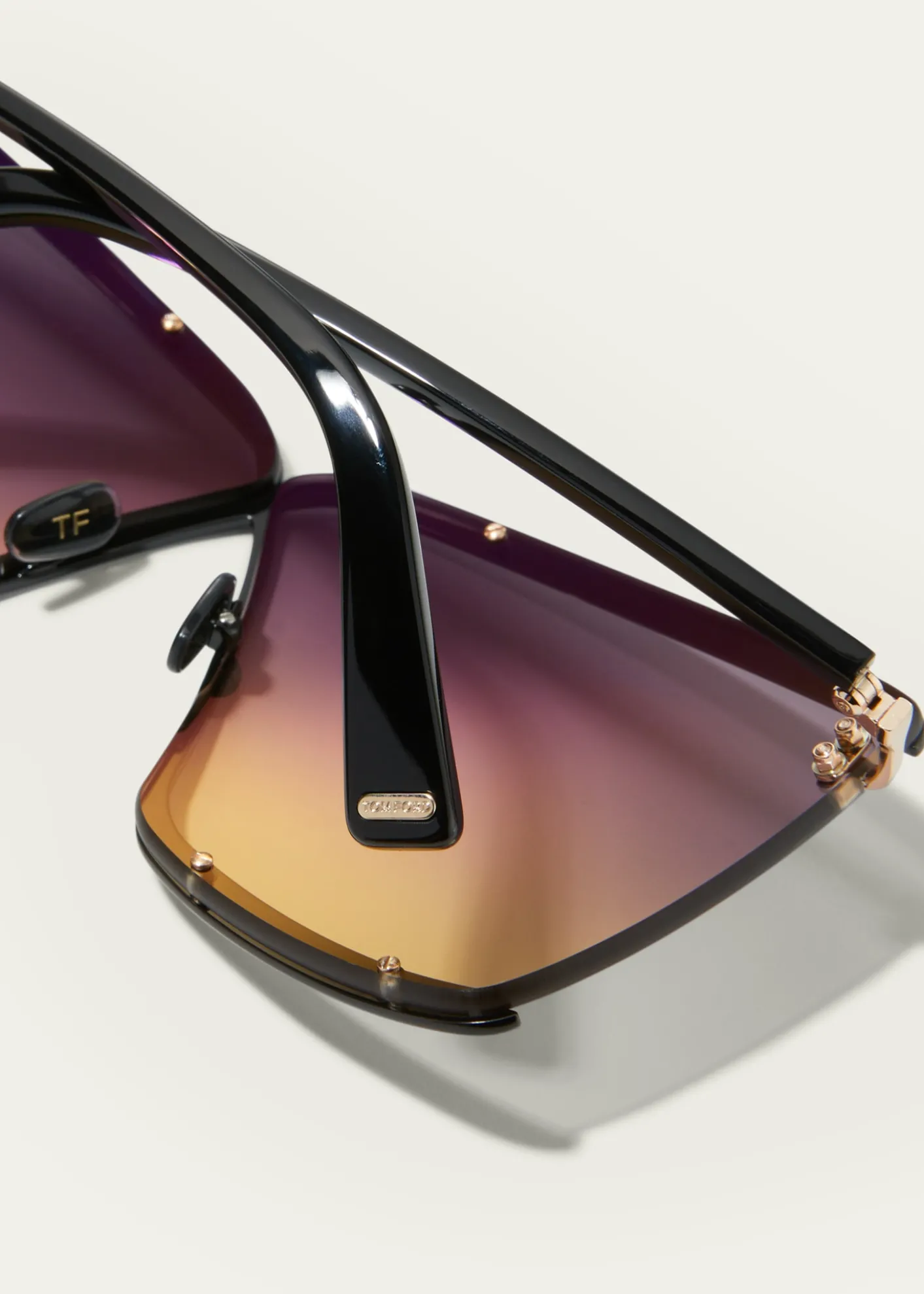 TOM FORDElle 02 Acetate/Metal Butterfly Sunglasses