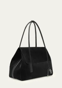 TOM FORDFlap-Top Suede Shoulder Bag
