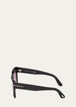 TOM FORDFlynn 55MM Square Sunglasses