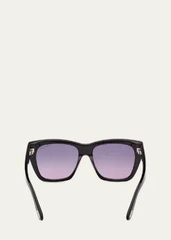 TOM FORDFlynn 55MM Square Sunglasses