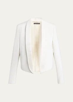 TOM FORDGrain De Poudre Crop Open Blazer