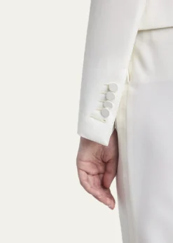 TOM FORDGrain De Poudre Crop Open Blazer