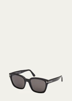 TOM FORDHaylay Acetate Rectangle Sunglasses
