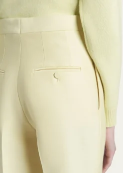 TOM FORDHigh-Rise Wool-Silk Straight-Leg Pants