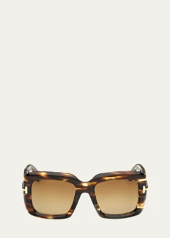 TOM FORDIcon 53mm Acetate Square Sunglasses