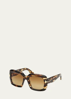 TOM FORDIcon 53mm Acetate Square Sunglasses