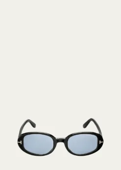 TOM FORDIggy 49mm Oval Sunglasses