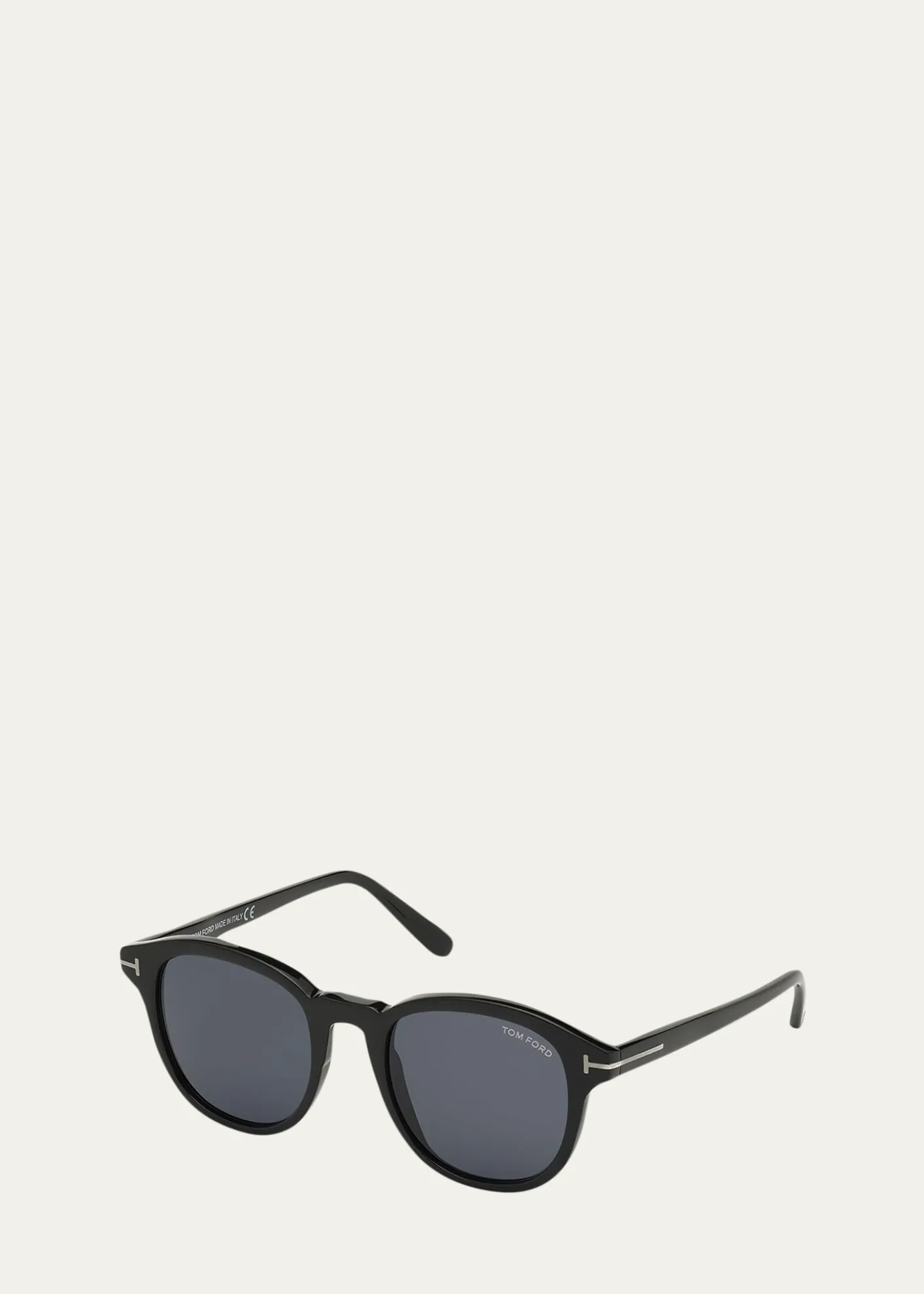 TOM FORDJameson Round Acetate Sunglasses