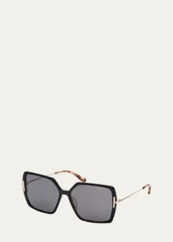 TOM FORDJoanna Acetate Butterfly Sunglasses