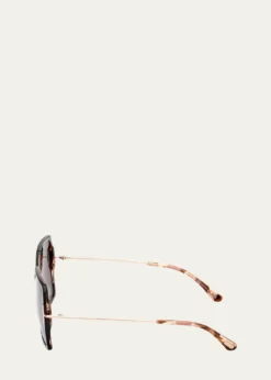 TOM FORDJoanna Acetate Butterfly Sunglasses