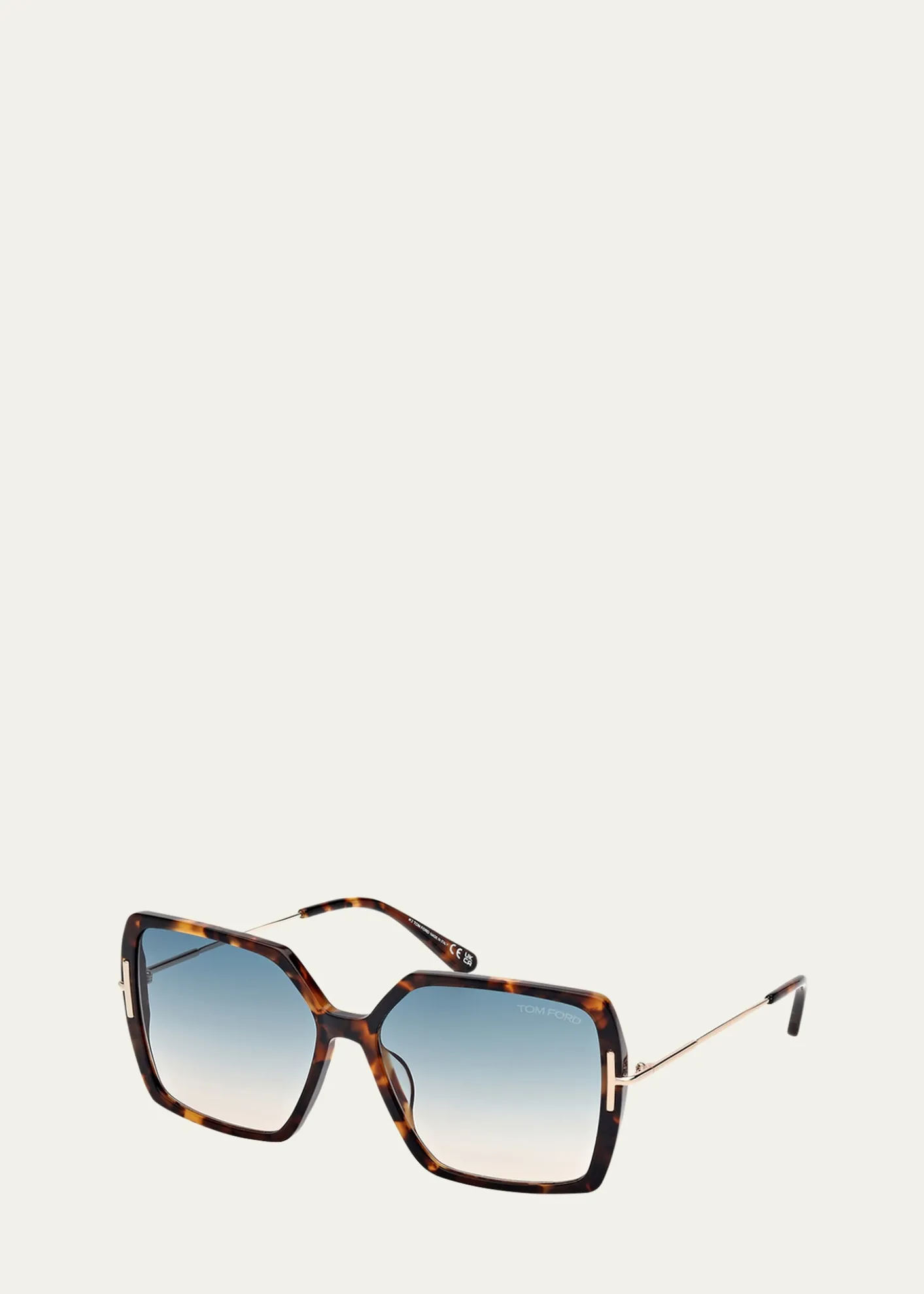 TOM FORDJoanna Square Acetate Sunglasses