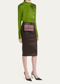 TOM FORDKara Mini Leather Hanging T Crossbody Bag