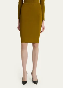 TOM FORDKnit Knee-Length Pencil Skirt