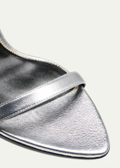 TOM FORDLock Metallic Stiletto Sandals