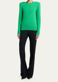 TOM FORDLong-Sleeve Cotton Crewneck Sweater