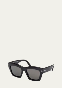 TOM FORDLuna Polarized Butterfly Sunglasses