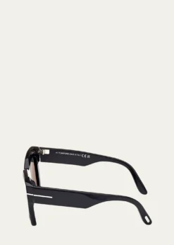 TOM FORDLuna Polarized Butterfly Sunglasses