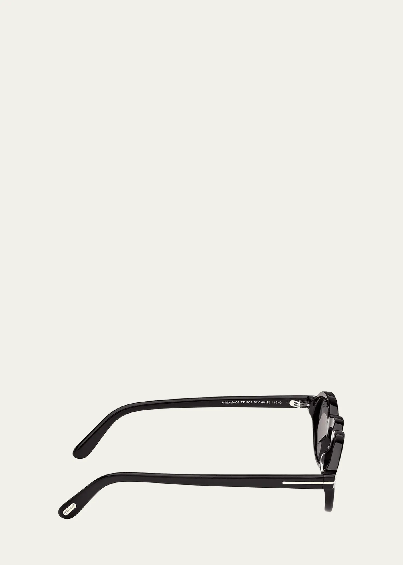 TOM FORDMen's Aristotele-02 Acetate Round Sunglasses