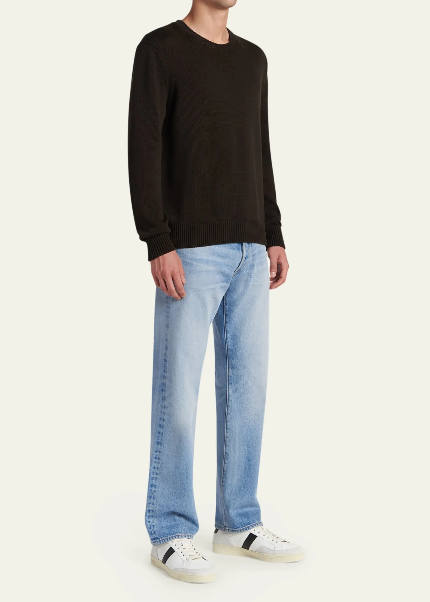 TOM FORDMen's Blake Leather Low-Top Sneakers