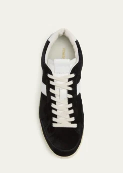 TOM FORDMen's Blake Suede Low-Top Sneakers